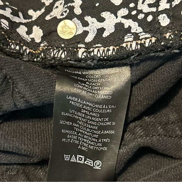 Free People We The Free CRVY Siren Low Rise Straight Jeans Black Size 25 - Picture 10 of 13